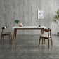 Traditional Luxury Rectangle Dining Table White Sintered Stone Table with 4 Legs Clearhalo ' dining_table' 'Dining Tables & Seating' 'Dining Tables' 'furn' 'furn_dining_table' 'Furniture' 'furniture_dining_table' 'Kitchen & Dining Furniture' 'kitchen&dining_furn' 'kitchen' 'kitchen_dining_table' 3901199