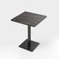 Modern Sintered Stone Dining Table Black Frame Dinner Table for Dining Room Square Black Without Chairs Clearhalo ' dining_table' 'Dining Tables & Seating' 'Dining Tables' 'furn' 'furn_dining_table' 'Furniture' 'furniture_dining_table' 'Kitchen & Dining Furniture' 'kitchen&dining_furn' 'kitchen' 'kitchen_dining_table' 3901252