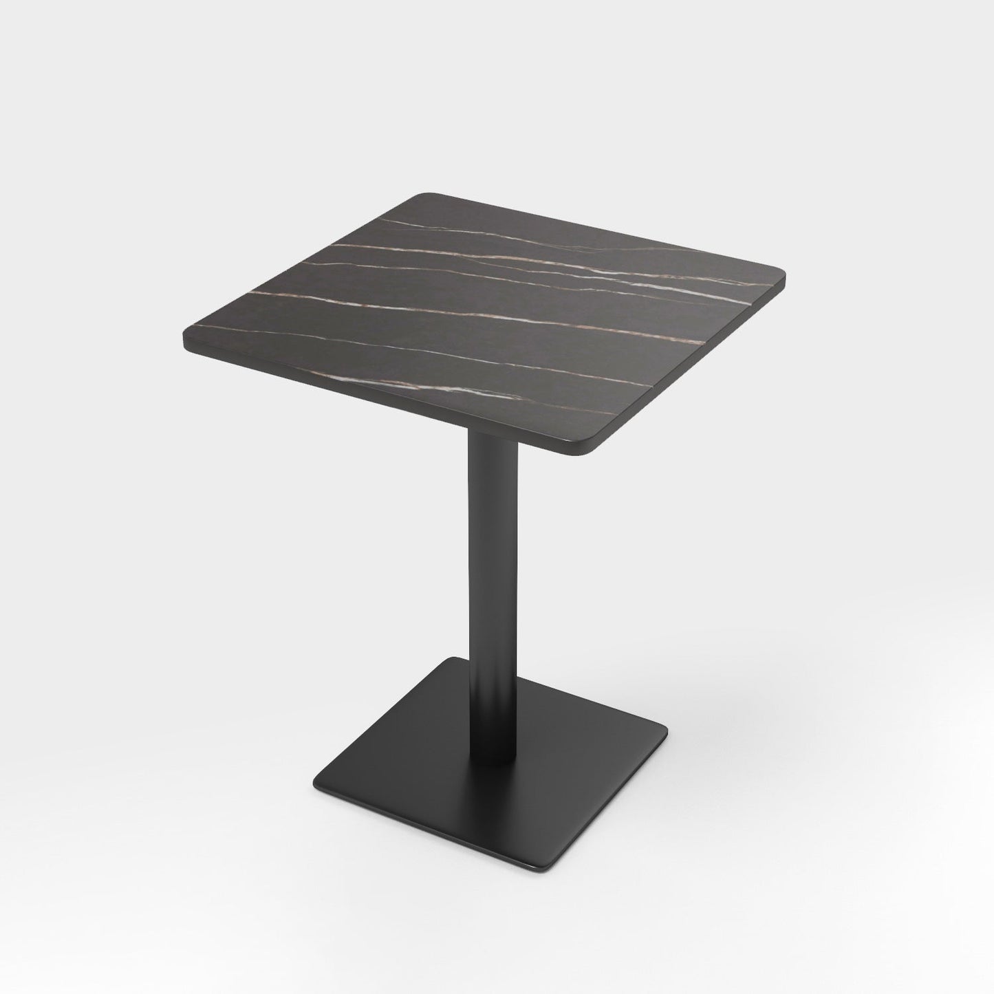 Modern Sintered Stone Dining Table Black Frame Dinner Table for Dining Room Square Black Without Chairs Clearhalo ' dining_table' 'Dining Tables & Seating' 'Dining Tables' 'furn' 'furn_dining_table' 'Furniture' 'furniture_dining_table' 'Kitchen & Dining Furniture' 'kitchen&dining_furn' 'kitchen' 'kitchen_dining_table' 3901252