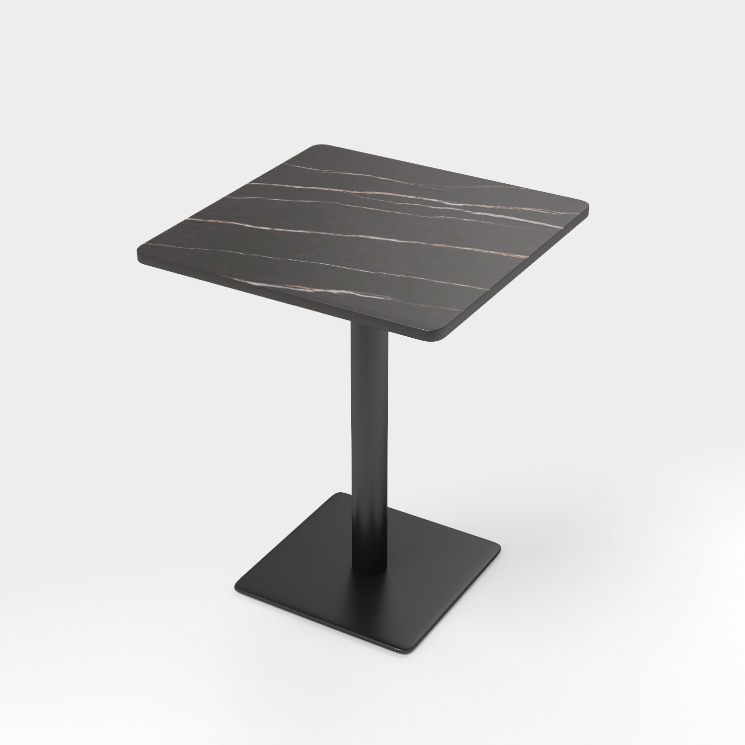 Modern Sintered Stone Dining Table Black Frame Dinner Table for Dining Room Square Black Without Chairs Clearhalo ' dining_table' 'Dining Tables & Seating' 'Dining Tables' 'furn' 'furn_dining_table' 'Furniture' 'furniture_dining_table' 'Kitchen & Dining Furniture' 'kitchen&dining_furn' 'kitchen' 'kitchen_dining_table' 3901252