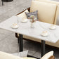 Modern Sintered Stone Dining Table Black Frame Dinner Table for Dining Room Clearhalo ' dining_table' 'Dining Tables & Seating' 'Dining Tables' 'furn' 'furn_dining_table' 'Furniture' 'furniture_dining_table' 'Kitchen & Dining Furniture' 'kitchen&dining_furn' 'kitchen' 'kitchen_dining_table' 3901260