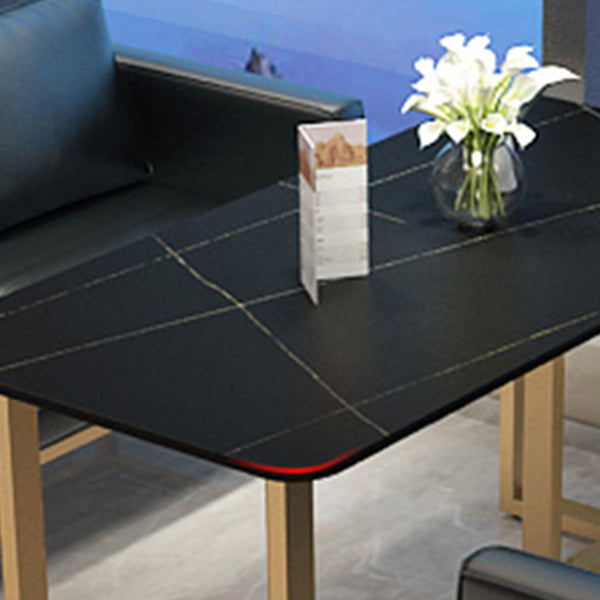 Traditional Luxury Style Dining Table Sintered Stone Table for Dining Room Clearhalo ' dining_table' 'Dining Tables & Seating' 'Dining Tables' 'furn' 'furn_dining_table' 'Furniture' 'furniture_dining_table' 'Kitchen & Dining Furniture' 'kitchen&dining_furn' 'kitchen' 'kitchen_dining_table' 3901345