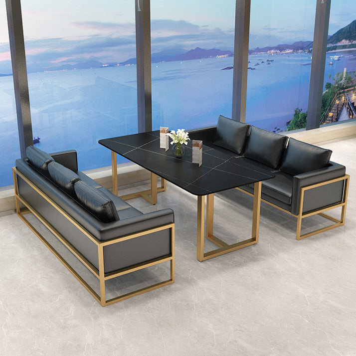 Traditional Luxury Style Dining Table Sintered Stone Table for Dining Room Clearhalo ' dining_table' 'Dining Tables & Seating' 'Dining Tables' 'furn' 'furn_dining_table' 'Furniture' 'furniture_dining_table' 'Kitchen & Dining Furniture' 'kitchen&dining_furn' 'kitchen' 'kitchen_dining_table' 3901349