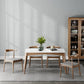 Simplicity Style Sintered Stone Dining Table Ash Wood Base Rectangle Table for Home Clearhalo ' dining_table' 'Dining Tables & Seating' 'Dining Tables' 'furn' 'furn_dining_table' 'Furniture' 'furniture_dining_table' 'Kitchen & Dining Furniture' 'kitchen&dining_furn' 'kitchen' 'kitchen_dining_table' 3901367