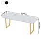 Traditional Luxury Dining Table Sintered Stone Table with Metal Double Pedestal Clearhalo ' dining_table' 'Dining Tables & Seating' 'Dining Tables' 'furn' 'furn_dining_table' 'Furniture' 'furniture_dining_table' 'Kitchen & Dining Furniture' 'kitchen&dining_furn' 'kitchen' 'kitchen_dining_table' 3901408