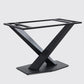 Minimalist Kitchen Gray Dining Table Sintered Stone Rectangle Dining Table with Pedestal Base Clearhalo ' dining_table' 'Dining Tables & Seating' 'Dining Tables' 'furn' 'furn_dining_table' 'Furniture' 'furniture_dining_table' 'Kitchen & Dining Furniture' 'kitchen&dining_furn' 'kitchen' 'kitchen_dining_table' 3901441