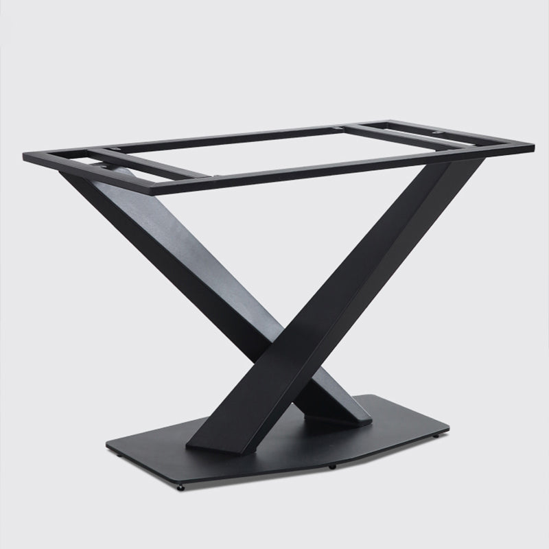 Minimalist Kitchen Gray Dining Table Sintered Stone Rectangle Dining Table with Pedestal Base Clearhalo ' dining_table' 'Dining Tables & Seating' 'Dining Tables' 'furn' 'furn_dining_table' 'Furniture' 'furniture_dining_table' 'Kitchen & Dining Furniture' 'kitchen&dining_furn' 'kitchen' 'kitchen_dining_table' 3901441