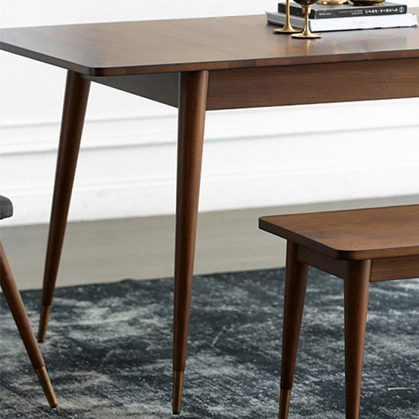 Rectangle Ash Wood Table in Brown Modern Dining Table with 4 Legs for Restaurant Clearhalo ' dining_table' 'Dining Tables & Seating' 'Dining Tables' 'furn' 'furn_dining_table' 'Furniture' 'furniture_dining_table' 'Kitchen & Dining Furniture' 'kitchen&dining_furn' 'kitchen' 'kitchen_dining_table' 3901477