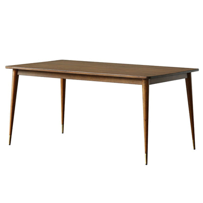 Rectangle Ash Wood Table in Brown Modern Dining Table with 4 Legs for Restaurant Without Chairs Clearhalo ' dining_table' 'Dining Tables & Seating' 'Dining Tables' 'furn' 'furn_dining_table' 'Furniture' 'furniture_dining_table' 'Kitchen & Dining Furniture' 'kitchen&dining_furn' 'kitchen' 'kitchen_dining_table' 3901478