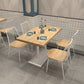 Industrial Style Dining Table Pine Solid Wood Dining Room Collection for Indoor Clearhalo ' dining_table' 'Dining Tables & Seating' 'Dining Tables' 'furn' 'furn_dining_table' 'Furniture' 'furniture_dining_table' 'Kitchen & Dining Furniture' 'kitchen&dining_furn' 'kitchen' 'kitchen_dining_table' 3901487