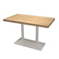Industrial Style Dining Table Pine Solid Wood Dining Room Collection for Indoor White Without Chairs Clearhalo ' dining_table' 'Dining Tables & Seating' 'Dining Tables' 'furn' 'furn_dining_table' 'Furniture' 'furniture_dining_table' 'Kitchen & Dining Furniture' 'kitchen&dining_furn' 'kitchen' 'kitchen_dining_table' 3901489
