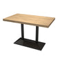 Industrial Style Dining Table Pine Solid Wood Dining Room Collection for Indoor Black Without Chairs Clearhalo ' dining_table' 'Dining Tables & Seating' 'Dining Tables' 'furn' 'furn_dining_table' 'Furniture' 'furniture_dining_table' 'Kitchen & Dining Furniture' 'kitchen&dining_furn' 'kitchen' 'kitchen_dining_table' 3901493