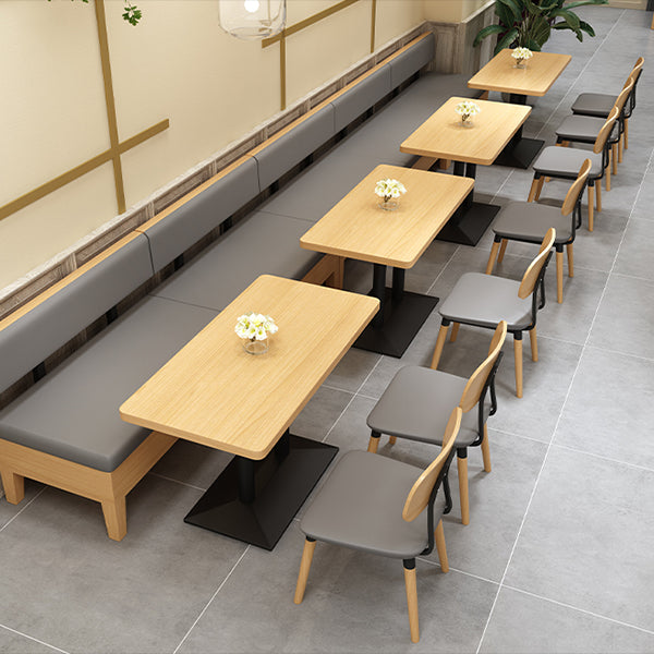 Industrial Style Dining Table Pine Solid Wood Dining Room Collection for Indoor Clearhalo ' dining_table' 'Dining Tables & Seating' 'Dining Tables' 'furn' 'furn_dining_table' 'Furniture' 'furniture_dining_table' 'Kitchen & Dining Furniture' 'kitchen&dining_furn' 'kitchen' 'kitchen_dining_table' 3901495