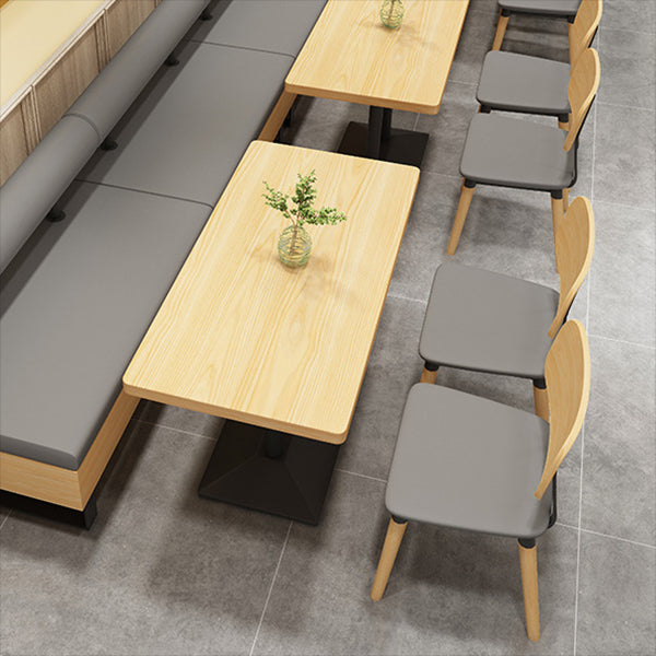 Industrial Style Dining Table Pine Solid Wood Dining Room Collection for Indoor Clearhalo ' dining_table' 'Dining Tables & Seating' 'Dining Tables' 'furn' 'furn_dining_table' 'Furniture' 'furniture_dining_table' 'Kitchen & Dining Furniture' 'kitchen&dining_furn' 'kitchen' 'kitchen_dining_table' 3901496