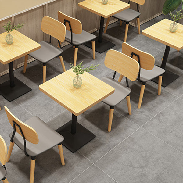 Industrial Style Dining Table Pine Solid Wood Dining Room Collection for Indoor Clearhalo ' dining_table' 'Dining Tables & Seating' 'Dining Tables' 'furn' 'furn_dining_table' 'Furniture' 'furniture_dining_table' 'Kitchen & Dining Furniture' 'kitchen&dining_furn' 'kitchen' 'kitchen_dining_table' 3901498