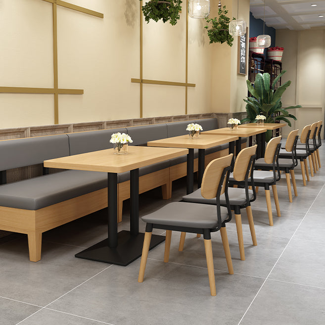 Industrial Style Dining Table Pine Solid Wood Dining Room Collection for Indoor Clearhalo ' dining_table' 'Dining Tables & Seating' 'Dining Tables' 'furn' 'furn_dining_table' 'Furniture' 'furniture_dining_table' 'Kitchen & Dining Furniture' 'kitchen&dining_furn' 'kitchen' 'kitchen_dining_table' 3901499