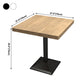Industrial Style Dining Table Pine Solid Wood Dining Room Collection for Indoor Clearhalo ' dining_table' 'Dining Tables & Seating' 'Dining Tables' 'furn' 'furn_dining_table' 'Furniture' 'furniture_dining_table' 'Kitchen & Dining Furniture' 'kitchen&dining_furn' 'kitchen' 'kitchen_dining_table' 3901501