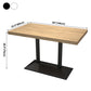 Industrial Style Dining Table Pine Solid Wood Dining Room Collection for Indoor Clearhalo ' dining_table' 'Dining Tables & Seating' 'Dining Tables' 'furn' 'furn_dining_table' 'Furniture' 'furniture_dining_table' 'Kitchen & Dining Furniture' 'kitchen&dining_furn' 'kitchen' 'kitchen_dining_table' 3901503