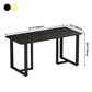 Industrial Rectangle Dining Table Sintered Stone Table with Double Pedestal for Dining Room Clearhalo ' dining_table' 'Dining Tables & Seating' 'Dining Tables' 'furn' 'furn_dining_table' 'Furniture' 'furniture_dining_table' 'Kitchen & Dining Furniture' 'kitchen&dining_furn' 'kitchen' 'kitchen_dining_table' 3901517