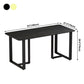 Industrial Rectangle Dining Table Sintered Stone Table with Double Pedestal for Dining Room Clearhalo ' dining_table' 'Dining Tables & Seating' 'Dining Tables' 'furn' 'furn_dining_table' 'Furniture' 'furniture_dining_table' 'Kitchen & Dining Furniture' 'kitchen&dining_furn' 'kitchen' 'kitchen_dining_table' 3901518