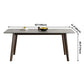 Solid Wood Contemporary Rectangular Dining Table Sintered Stone Top Table with 4 Legs Clearhalo ' dining_table' 'Dining Tables & Seating' 'Dining Tables' 'furn' 'furn_dining_table' 'Furniture' 'furniture_dining_table' 'Kitchen & Dining Furniture' 'kitchen&dining_furn' 'kitchen' 'kitchen_dining_table' 3901530