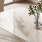 Glam Sintered Stone Kitchen Dining Table White Kitchen Dining Table with Pedestal Base Clearhalo ' dining_table' 'Dining Tables & Seating' 'Dining Tables' 'furn' 'furn_dining_table' 'Furniture' 'furniture_dining_table' 'Kitchen & Dining Furniture' 'kitchen&dining_furn' 'kitchen' 'kitchen_dining_table' 3901537