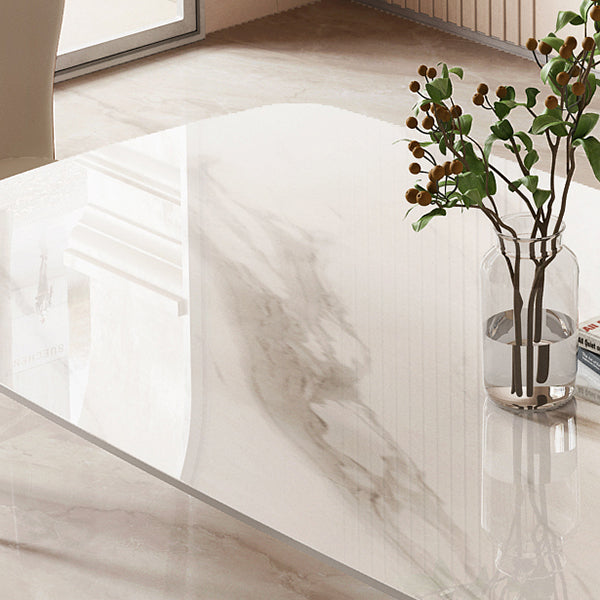 Glam Sintered Stone Kitchen Dining Table White Kitchen Dining Table with Pedestal Base Clearhalo ' dining_table' 'Dining Tables & Seating' 'Dining Tables' 'furn' 'furn_dining_table' 'Furniture' 'furniture_dining_table' 'Kitchen & Dining Furniture' 'kitchen&dining_furn' 'kitchen' 'kitchen_dining_table' 3901537