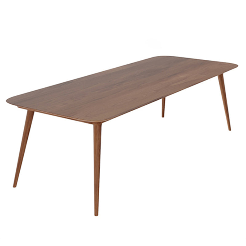 Rectangle Pine Solid Wood Table in Brown Modern Dining Table with 4 Legs for Restaurant Without Chairs Clearhalo ' dining_table' 'Dining Tables & Seating' 'Dining Tables' 'furn' 'furn_dining_table' 'Furniture' 'furniture_dining_table' 'Kitchen & Dining Furniture' 'kitchen&dining_furn' 'kitchen' 'kitchen_dining_table' 3901576