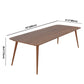 Rectangle Pine Solid Wood Table in Brown Modern Dining Table with 4 Legs for Restaurant Clearhalo ' dining_table' 'Dining Tables & Seating' 'Dining Tables' 'furn' 'furn_dining_table' 'Furniture' 'furniture_dining_table' 'Kitchen & Dining Furniture' 'kitchen&dining_furn' 'kitchen' 'kitchen_dining_table' 3901590