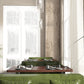 Industrial Wooden Dinner Room Kitchen Table Brown Table with Black Frame for Dining Room Clearhalo ' dining_table' 'Dining Tables & Seating' 'Dining Tables' 'furn' 'furn_dining_table' 'Furniture' 'furniture_dining_table' 'Kitchen & Dining Furniture' 'kitchen&dining_furn' 'kitchen' 'kitchen_dining_table' 3901617
