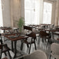 Industrial Wooden Dinner Room Kitchen Table Brown Table with Black Frame for Dining Room Clearhalo ' dining_table' 'Dining Tables & Seating' 'Dining Tables' 'furn' 'furn_dining_table' 'Furniture' 'furniture_dining_table' 'Kitchen & Dining Furniture' 'kitchen&dining_furn' 'kitchen' 'kitchen_dining_table' 3901619