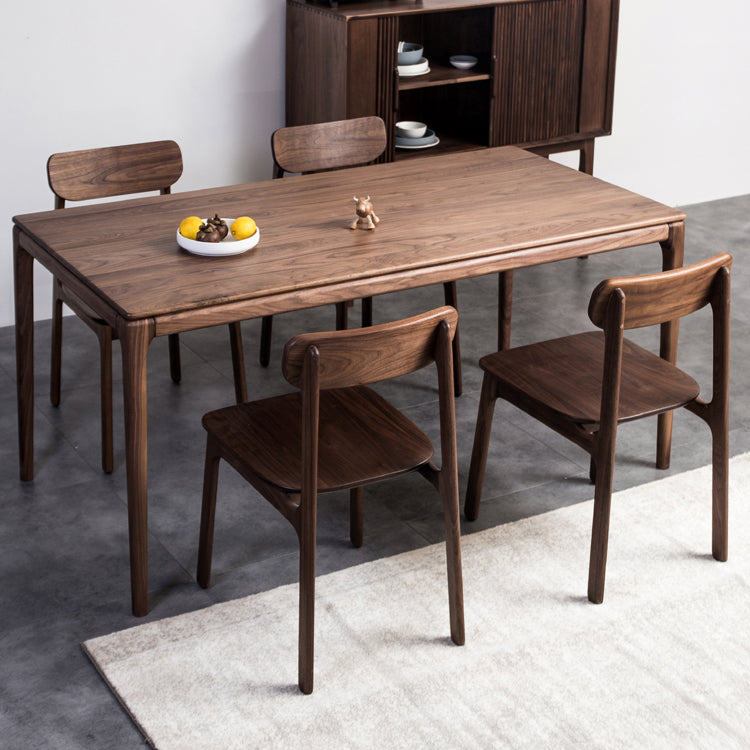 Pine Wood Rectangle Dining Table Modern Kitchen Wood Table with 4 Legs Clearhalo ' dining_table' 'Dining Tables & Seating' 'Dining Tables' 'furn' 'furn_dining_table' 'Furniture' 'furniture_dining_table' 'Kitchen & Dining Furniture' 'kitchen&dining_furn' 'kitchen' 'kitchen_dining_table' 3901641