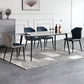 Metal Contemporary Rectangular Dining Table Grey Sintered Stone Table with Metal Legs Clearhalo ' dining_table' 'Dining Tables & Seating' 'Dining Tables' 'furn' 'furn_dining_table' 'Furniture' 'furniture_dining_table' 'Kitchen & Dining Furniture' 'kitchen&dining_furn' 'kitchen' 'kitchen_dining_table' 3901679