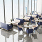 Traditional Luxury Style Dining Table White Sintered Stone Table with Black Frame Clearhalo ' dining_table' 'Dining Tables & Seating' 'Dining Tables' 'furn' 'furn_dining_table' 'Furniture' 'furniture_dining_table' 'Kitchen & Dining Furniture' 'kitchen&dining_furn' 'kitchen' 'kitchen_dining_table' 3901718