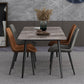 Industrial Style Sintered Stone Dining Table Carbon Steel 4 Legs Base Rectangle Table for Home Clearhalo ' dining_table' 'Dining Tables & Seating' 'Dining Tables' 'furn' 'furn_dining_table' 'Furniture' 'furniture_dining_table' 'Kitchen & Dining Furniture' 'kitchen&dining_furn' 'kitchen' 'kitchen_dining_table' 3901729