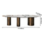 Oval Sintered Stone Dining Table Luxury Kitchen Table with Metal 3 Legs Clearhalo ' dining_table' 'Dining Tables & Seating' 'Dining Tables' 'furn' 'furn_dining_table' 'Furniture' 'furniture_dining_table' 'Kitchen & Dining Furniture' 'kitchen&dining_furn' 'kitchen' 'kitchen_dining_table' 3901790