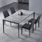 Industrial Style Sintered Stone Dining Table Aviation Aluminum Base Rectangle Table for Home Clearhalo ' dining_table' 'Dining Tables & Seating' 'Dining Tables' 'Furniture' 'furniture_dining_table' 'Kitchen & Dining Furniture' 'kitchen&dining_furn' 'kitchen' 'kitchen_dining_table' 3901812
