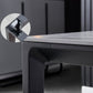 Industrial Style Sintered Stone Dining Table Aviation Aluminum Base Rectangle Table for Home Clearhalo ' dining_table' 'Dining Tables & Seating' 'Dining Tables' 'Furniture' 'furniture_dining_table' 'Kitchen & Dining Furniture' 'kitchen&dining_furn' 'kitchen' 'kitchen_dining_table' 3901815