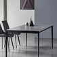 Industrial Style Sintered Stone Dining Table Aviation Aluminum Base Rectangle Table for Home Clearhalo ' dining_table' 'Dining Tables & Seating' 'Dining Tables' 'Furniture' 'furniture_dining_table' 'Kitchen & Dining Furniture' 'kitchen&dining_furn' 'kitchen' 'kitchen_dining_table' 3901821