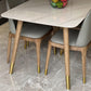 Solid Wood Contemporary Rectangular Table Sintered Stone Top Dining Table with 4 Legs Clearhalo ' dining_table' 'Dining Tables & Seating' 'Dining Tables' 'furn' 'furn_dining_table' 'Furniture' 'furniture_dining_table' 'Kitchen & Dining Furniture' 'kitchen&dining_furn' 'kitchen' 'kitchen_dining_table' 3901834