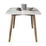 Solid Wood Contemporary Rectangular Table Sintered Stone Top Dining Table with 4 Legs Clearhalo ' dining_table' 'Dining Tables & Seating' 'Dining Tables' 'furn' 'furn_dining_table' 'Furniture' 'furniture_dining_table' 'Kitchen & Dining Furniture' 'kitchen&dining_furn' 'kitchen' 'kitchen_dining_table' 3901835