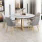 Traditional Luxury Round Double Pedestal Home Furniture Stone Dining Table Clearhalo ' dining_table' 'Dining Tables & Seating' 'Dining Tables' 'furn' 'furn_dining_table' 'Furniture' 'furniture_dining_table' 'Kitchen & Dining Furniture' 'kitchen&dining_furn' 'kitchen' 'kitchen_dining_table' 3901844