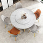 Traditional Luxury Round Double Pedestal Home Furniture Stone Dining Table Clearhalo ' dining_table' 'Dining Tables & Seating' 'Dining Tables' 'furn' 'furn_dining_table' 'Furniture' 'furniture_dining_table' 'Kitchen & Dining Furniture' 'kitchen&dining_furn' 'kitchen' 'kitchen_dining_table' 3901853