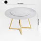 Traditional Luxury Round Double Pedestal Home Furniture Stone Dining Table Clearhalo ' dining_table' 'Dining Tables & Seating' 'Dining Tables' 'furn' 'furn_dining_table' 'Furniture' 'furniture_dining_table' 'Kitchen & Dining Furniture' 'kitchen&dining_furn' 'kitchen' 'kitchen_dining_table' 3901856