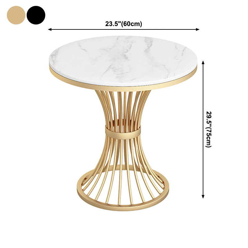 Traditional Luxury Dining Table White Sintered Stone Table with Metal Base for Dining Room Clearhalo ' dining_table' 'Dining Tables & Seating' 'Dining Tables' 'furn' 'furn_dining_table' 'Furniture' 'furniture_dining_table' 'Kitchen & Dining Furniture' 'kitchen&dining_furn' 'kitchen' 'kitchen_dining_table' 3901958