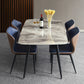 Metal Contemporary Rectangular Dining Table Sintered Stone Table with 4 Black Legs Clearhalo ' dining_table' 'Dining Tables & Seating' 'Dining Tables' 'furn' 'furn_dining_table' 'Furniture' 'furniture_dining_table' 'Kitchen & Dining Furniture' 'kitchen&dining_furn' 'kitchen' 'kitchen_dining_table' 3901975