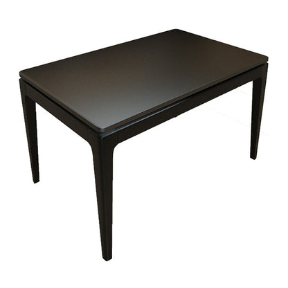Simple Style Sintered Stone Dining Table Ash Wood Base Rectangle Table for Home Without Chairs Clearhalo ' dining_table' 'Dining Tables & Seating' 'Dining Tables' 'furn' 'furn_dining_table' 'Furniture' 'furniture_dining_table' 'Kitchen & Dining Furniture' 'kitchen&dining_furn' 'kitchen' 'kitchen_dining_table' 3902061