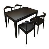 Simple Style Sintered Stone Dining Table Ash Wood Base Rectangle Table for Home Clearhalo ' dining_table' 'Dining Tables & Seating' 'Dining Tables' 'furn' 'furn_dining_table' 'Furniture' 'furniture_dining_table' 'Kitchen & Dining Furniture' 'kitchen&dining_furn' 'kitchen' 'kitchen_dining_table' 3902062