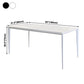 Industrial Style Sintered Stone Dining Table Rectangle Shape Table with 4 Legs Base Clearhalo ' dining_table' 'Dining Tables & Seating' 'Dining Tables' 'Furniture' 'furniture_dining_table' 'Kitchen & Dining Furniture' 'kitchen&dining_furn' 'kitchen' 'kitchen_dining_table' 3902095
