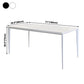 Industrial Style Sintered Stone Dining Table Rectangle Shape Table with 4 Legs Base Clearhalo ' dining_table' 'Dining Tables & Seating' 'Dining Tables' 'Furniture' 'furniture_dining_table' 'Kitchen & Dining Furniture' 'kitchen&dining_furn' 'kitchen' 'kitchen_dining_table' 3902096
